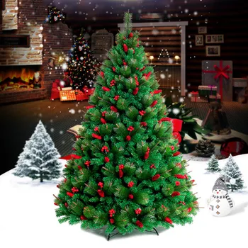 1,5 M/1,8 M/2,1 M/ šifriranje borovih iglica crvena Božićno drvce obiteljski hotel, shopping centri Božićni ukrasi