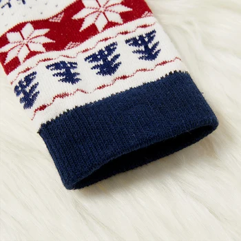 1 Par zimske pamučne toplih čarapa Božićni komplet čarapa za roditelje i djecu s po cijeloj površini jelena Za djecu Novogodišnji obiteljski dar Kreativne ženske čarape