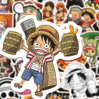 10/30/50 kom. Klasična Japanska Anime Cjelovite Grafiti Naljepnice Riman Pirate Kralj Čaša Za Vodu Kofer Ručni Notepad