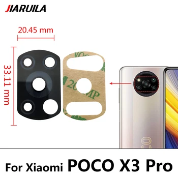 2 kom., Staklena Leća Stražnjeg fotoaparata s ljepilom za Xiaomi Mi 10T 11 Lite 5G Poco M3 X3 NFC Pro GT 10 11 Ultra Redmi Note 10 Pro 10S 9 T 