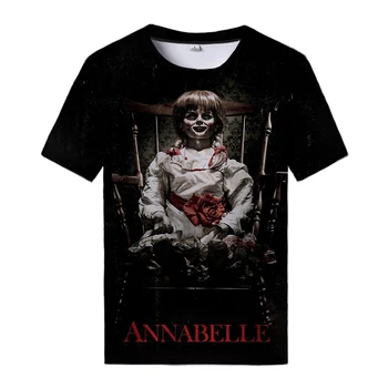 2021 Annabel 3D Tisak Majica horor Film Majica Strme Muškarci Žene Hip-hop Moda majica t-shirt 
