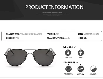 2022 Novi Brand Sunčanih naočala Za muškarce Polarizovana Moderan Klasični Pilot Sunčane naočale za ribolov Naočale za vožnju Nijanse Za žene Naočale 