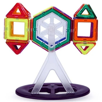 46 kom. veliki veličina magnetske gradivni blokovi wheel cigle dizajner Prosvijetli cigle magnetne igračke dječji rođendanski poklon 