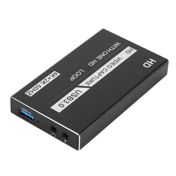 4K/60 Hz HDMI je Kompatibilan sa USB 3.0 Kartice za snimanje videa Memorijska kartice za snimanje videa u realnom vremenu HD-MI Kutija za snimanje HD za snimanje igre u stvarnom vremenu 