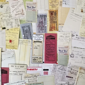 54 Kom./Paket Vintage Oznaka na kartu Naljepnica DIY Obrtni Album za Scrapbooking Kanta za Časopis Sretan Planer Ukrasne Naljepnice 