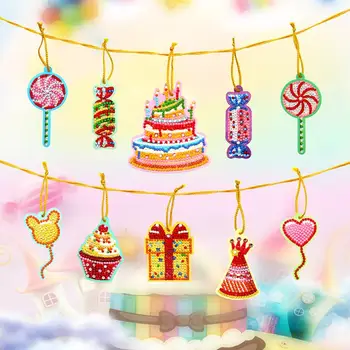 5D DIY Diamond slikarstvo rođendansku Tortu Šećerna vez vez križem mozaik home dekor čestitka za rođendan obrt