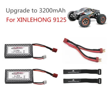 7.4 U 1600 mah Lipo Baterija za XINLEHONG 9125 144001 RC rezervni Dijelovi za automobile XHL 9125 baterija Pribor 