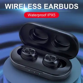 B5 5.0 Bežične Bluetooth Slušalice Sa Kontrolama na Dodir 6D Stereo Slušalice Bas Handsfree Slušalice S mikrofonom stalak za punjenje kutija