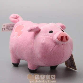 Besplatna dostava Izvorni 16 cm 1 kom. Gravitacija Pink Pig Hobbles Pliš igračku s нашивкой za poklon za rođendan