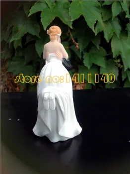 Besplatna dostava Oči na Vas Mladenka i Mladoženja Svadbena Torta Topper Vjenčanje Lutka Figurica za Tortu Top