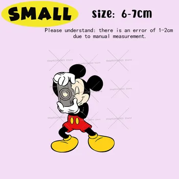 Disney Glačalo na Termo-Naljepnici Modni Mickey Minnie Mouse Topla Oznaka za transfer Odjeće Zakrpe DIY Oblog za Majice s kapuljačom 