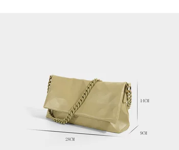 Dizajnersku torbu na rame ženska lanac s ventilom preko ramena torba-instant messenger torba bež crno bijeli ženski 2021 novi