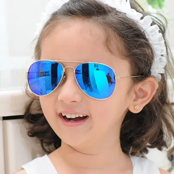Dječja moda u boji folija naočale mercury naočale Aviator sunčane naočale trend 
