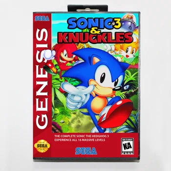 Igralište kartica Sonic and Bokser & Sonic 3 16-bitni MD Za Sega Mega Drive/ Genesis sa malo mjenjač