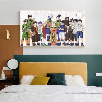 Japanska Anime Platnu Slikarstvo Naruto Sasuke Plakati i ispis Ispiši Zidno slikarstvo Dječja soba Kućni Ukras Zidova Cuadros 
