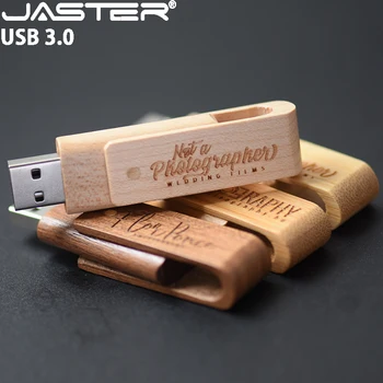 JASTER Besplatan custom logo USB 3.0 Lažno-drive Drvena kutija, flash drive 4 GB 8 GB 16 GB, 32 GB i 64 GB, 128 GB memorijska Kartica, Poklon usb flash pogon U disk