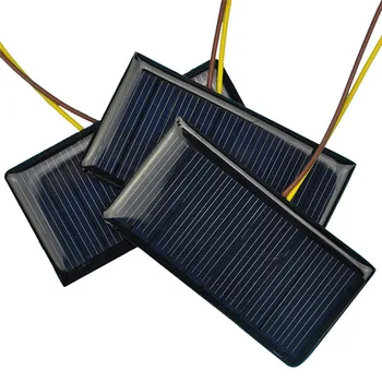 Mini 1 KOM Solarni Paneli 5 U 60 MA 0,3 W Kapacitet Punjenja DIY Solarne Baterije