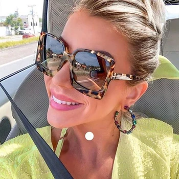 Nova Moda Prevelike Ženske Sunčane naočale Marke, dizajner Plastične Ženske sa velikim okvirom gradijent ispunjava Sunčane naočale UV400 gafas mujer de sol