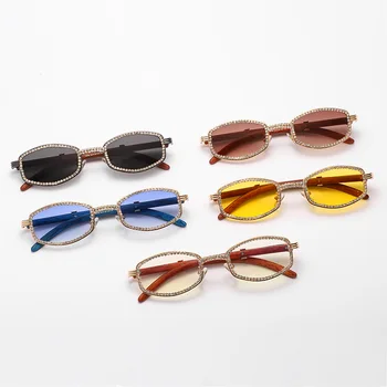Novi Retro Dijamant Sunčane Naočale Gospodo Prozirne Naočale Okrugle Sunčane Naočale Oculos Gafas 