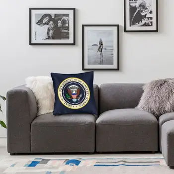 Pečat Predsjednika Sad-A Jastučnicu Soft Jastučnicu Dekor Donald Trump Bacanje Jastučnicu Torbica Stolica Kvadratnom