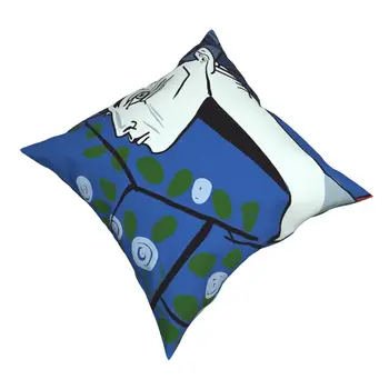 Picasso Plava Žena Jastučnicu Ukras Umjetnost Apstraktna Slika Španjolski Zračni Jastuk za Kauč Obostrani Ispis
