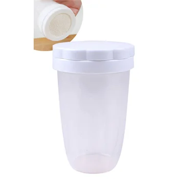 Plastični Ručni Shaker za prah Mrežica Просеиватель za brašno Ručni Shaker za šećernu glazuru Shaker za pečenje Sito DIY Kuhinjski alat 