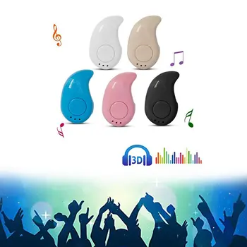 S650 BT 4.1 Bežične Bluetooth Slušalice U Uhu Sportski Slušalica S Mikrofonom Mini-Nevidljiva stereo Slušalice za Slušalice Telefon je Android 