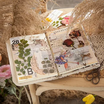 Serija cvjećare dan Ukrasne Naljepnice za Scrapbooking Label Dnevnik Album celina Berba naljepnice za biljke Pribor