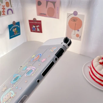 Slatka Crtani Par Torbica Za Igraće Konzole Nintendo Nintend Prekidač OLED NS NX Zaštitni Poklopac Prozirni TPU Silikonska Torbica Za Prekidač