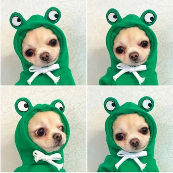Slatka Los Pas s kapuljačom Toplo Dizajnerske odjeće za pse Pamuk Za štence Džemper, Pulover Kaput Chihuahua Yorkshire odijelo Perros