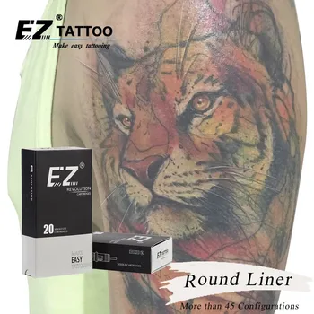 Spremnici s igle za tetoviranje RC1207RL EZ Revolution Cijele Umetak za sustav spremnika i olovke Isporuka tetovaže 20 kom. /kor. 