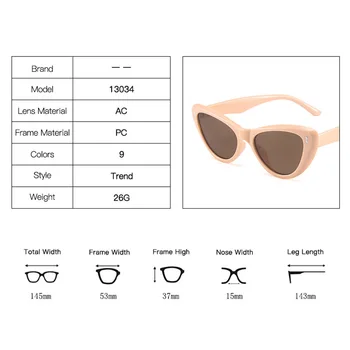 Sunčane naočale RBRARE Cat Eye Za žene 2021 Kvalitetne Sunčane naočale za žene Berba nijanse za žene Mačka oko Lentes Mujer De Sol 