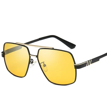 Sunčane naočale za noćnu vožnju Gospodo Polarizovana photochromic sunčane naočale sa žutim staklima za noćni vid zaštitne Naočale za vožnju Smanjuju odsjaj 