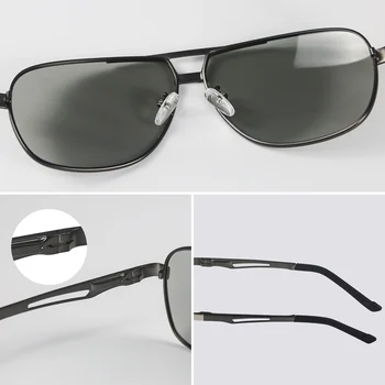 T-TEREX Photochromic Sunčane naočale s polarized антибликовыми leće UV400 u metalnom ivicom Vintage naočale za muškarce i žene Za volanom i Ribolov 