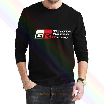 Toyota GR Gazoo Racing logo Klasična crna majica 2021 Najnoviji ljetna muška majica dugi rukav Popularne Majice Majice Novi unisex 