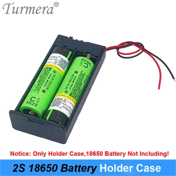Turmera 3.7 V 2x 18650 Priključak za nosač baterije Torbica za pohranu Kutija s prekidačem za UKLJUČIVANJE/isključivanje i kabel za Korištenje napajanja ili baterije okvira 