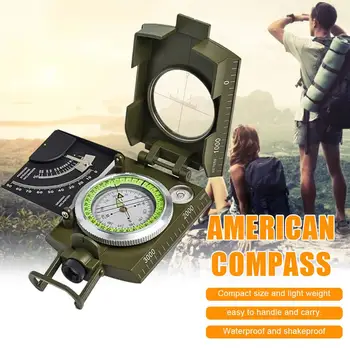 Vanjski Vojni Kompas Digitalni Vodeni Kompas Geološki Kompas za Pješačenje, Kampiranje, Navigacija, Opstanak 