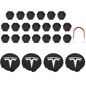 Za Model Tesla 3 Y S X Kape Centra Kotača Poklopac Glavčine Kotača Komplet Vijak Kape Ukrasne Gume Modifikacija Poklopca Auto Oprema Amblem Ikonu 