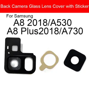 Zadnji Objektiv Kamere Retrovizor S Naljepnica Za Samsung Galaxy A8 A8 Plus 2018 A530 A730 Zamjena Staklenog Poklopca Kamere Popravak Okvira 